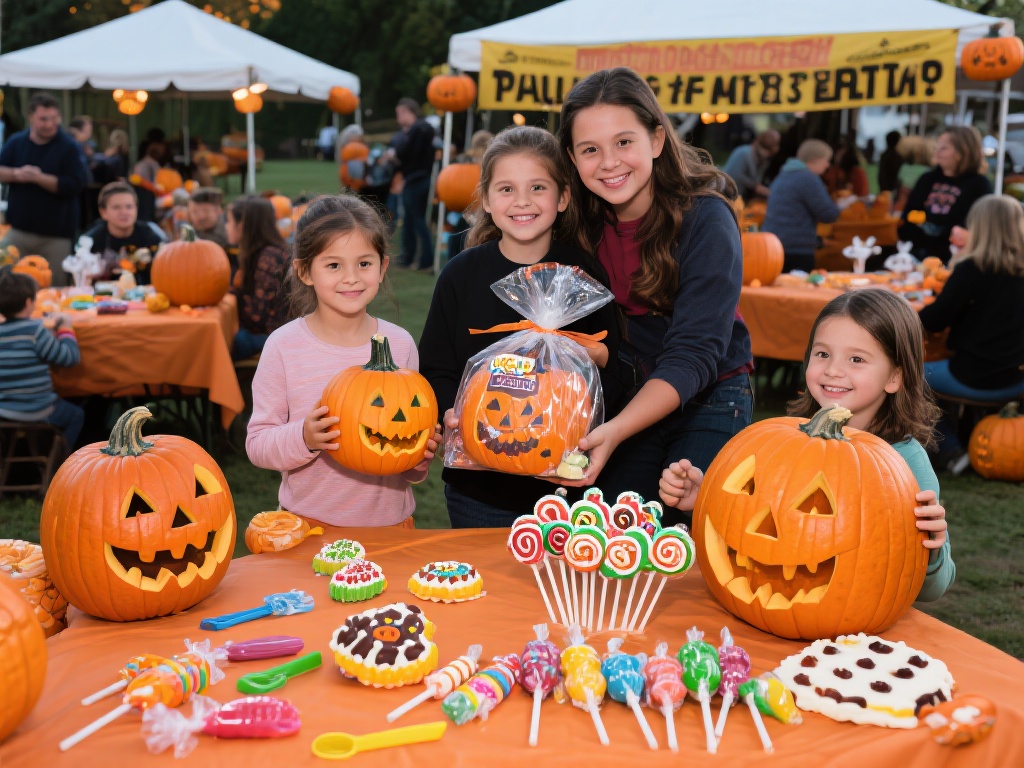 南瓜派对糖果狂欢之夜：甜蜜盛宴欢乐无限