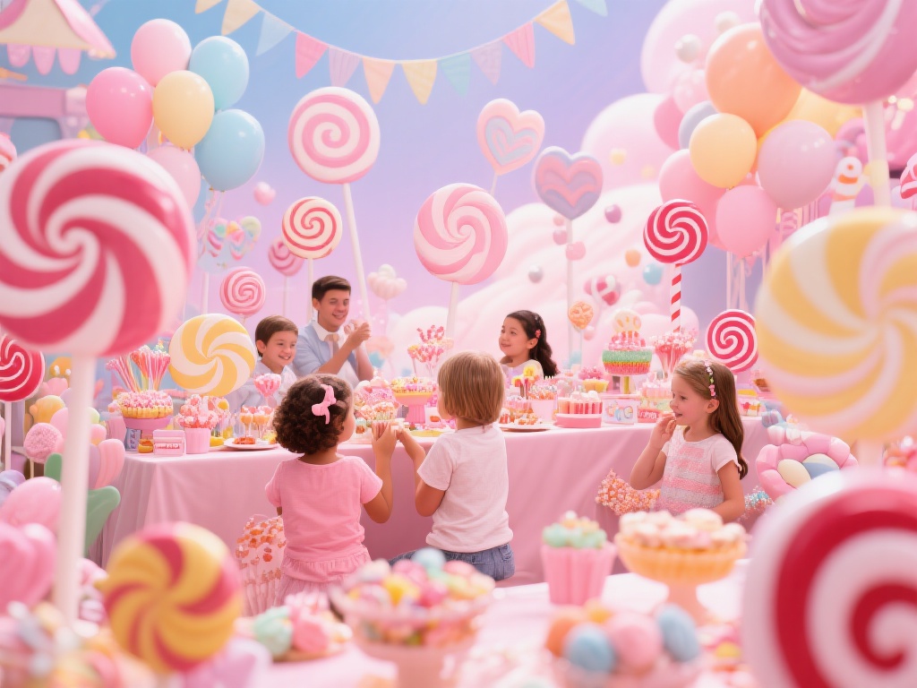 创造甜蜜梦幻糖果派对的独特体验