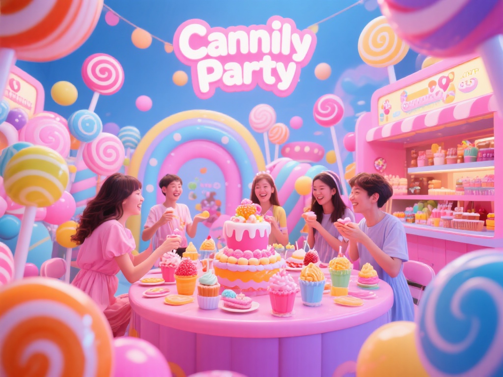 糖果派对：甜蜜惩罚与快乐体验的奇妙旅程