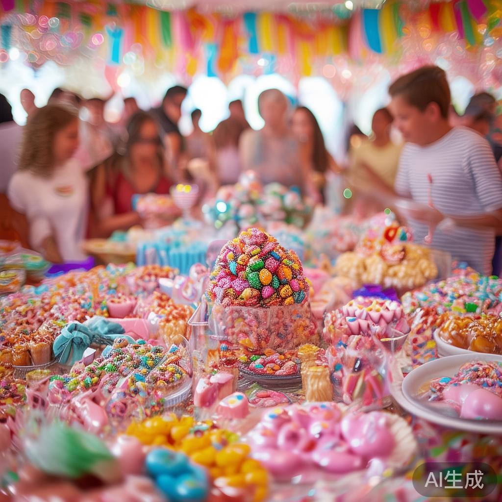 一个成功的糖果派对不仅仅是味觉的享受，更是无尽娱乐