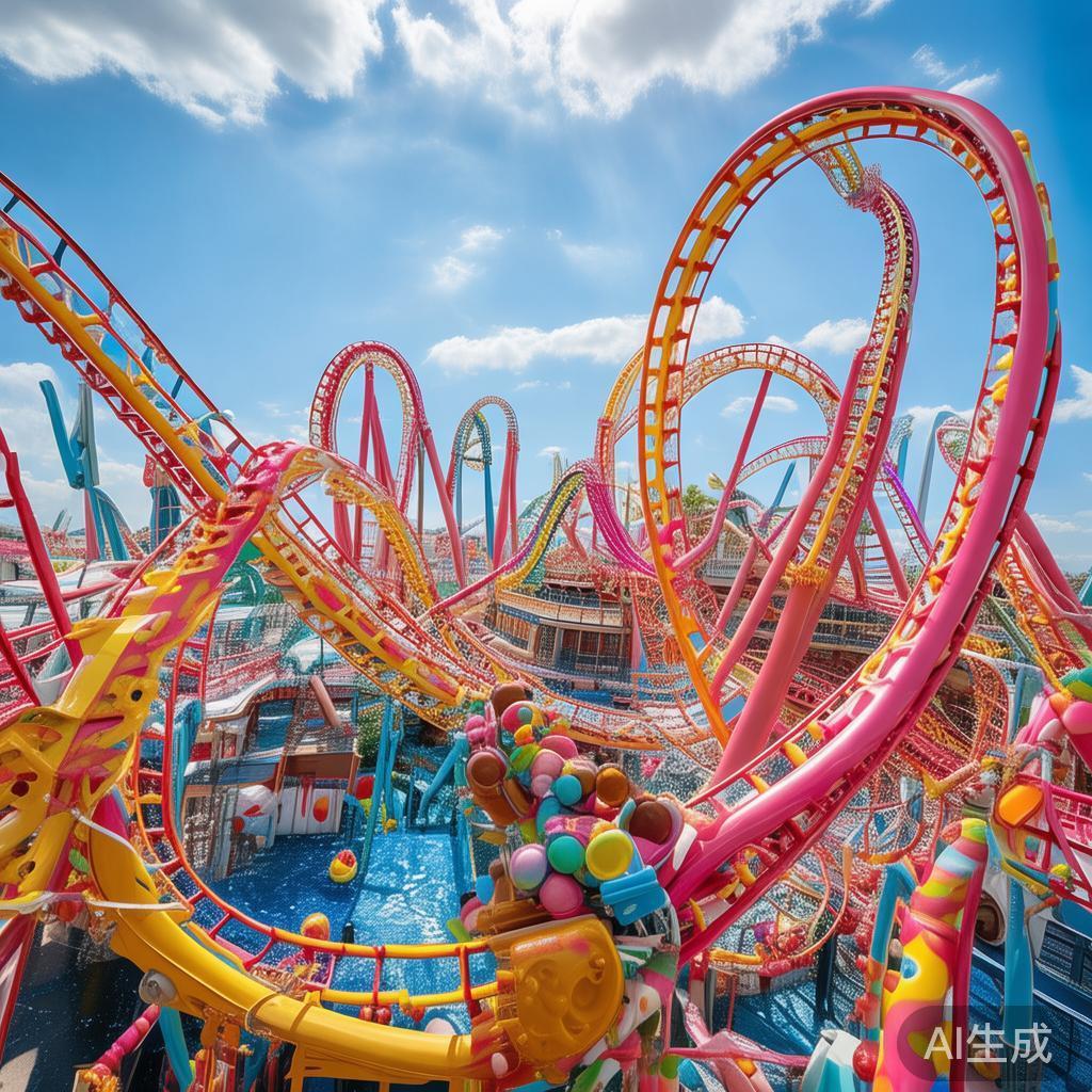 首先，刺激的过山车是这次活动的核心元素。设计师巧妙