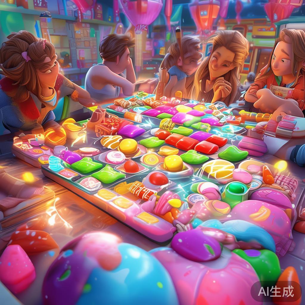 糖果派对的第二层玩法，主要指在基础游戏玩法之上，增