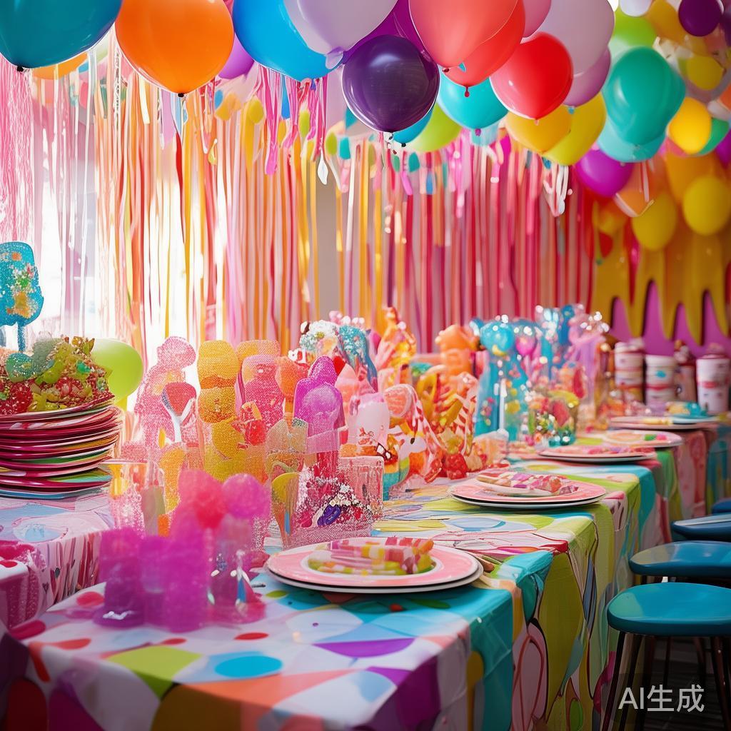 77糖果派对欢乐盛宴:尽情享受甜蜜狂欢的无限精彩时刻 在组织77糖果派对的时候,装饰的美观程度直接影响到