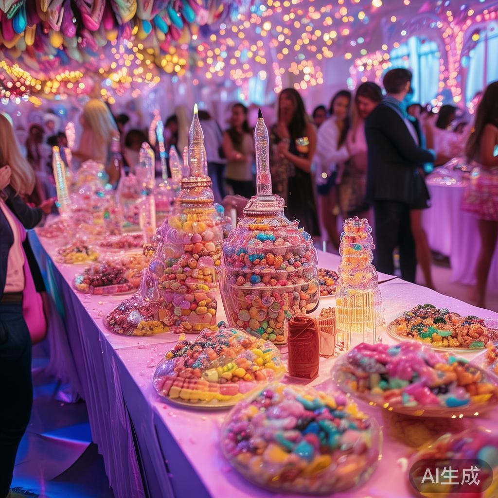 以“甜蜜邂逅”为核心，文章围绕“糖果派对中的糖果之