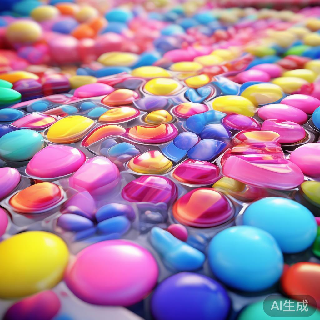 例如，游戏中的多样化糖果不仅丰富了视觉感受，还强化