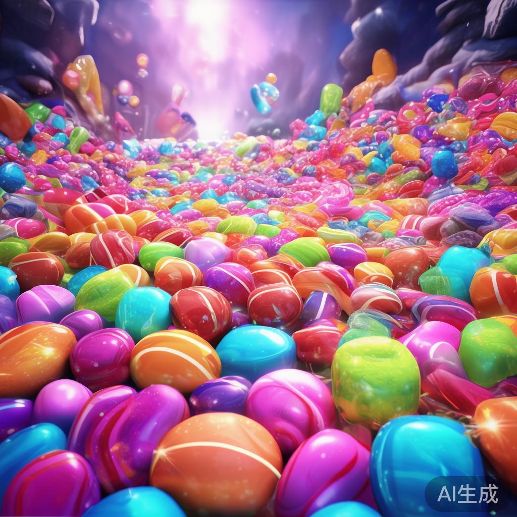 为了营造一个令人陶醉的糖果世界，开发者在视觉与音效